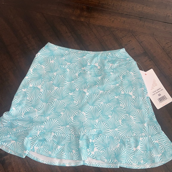 Gottex Tennis/Golf Skirt Women’s Size XS Seashell Turquoise - Picture 1 of 6